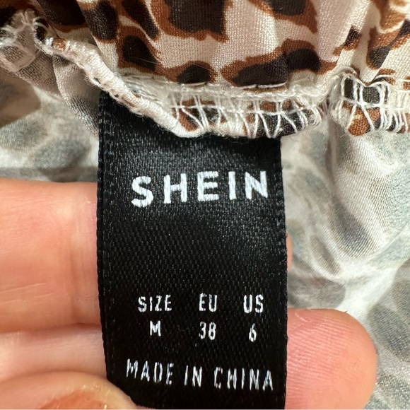 3x15 flared skirt with ruffles and leopard print size M - Picture 6 of 7